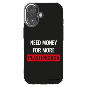 Picasee διαφανής θήκη σιλικόνης Apple iPhone 17 - More PLASTENCIAGA