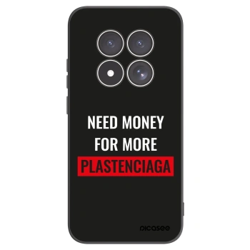 Picasee Μαύρη θήκη σιλικόνης για Xiaomi Redmi Note 15 Pro 4G - More PLASTENCIAGA