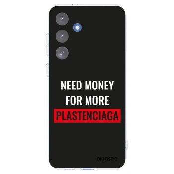 Picasee διαφανής θήκη σιλικόνης Samsung Galaxy S25 FE 5G - More PLASTENCIAGA