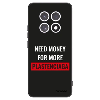 Picasee Μαύρη θήκη σιλικόνης για Xiaomi Redmi Note 15 - More PLASTENCIAGA