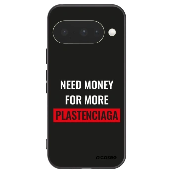 Picasee Μαύρη θήκη σιλικόνης για Google Pixel 10 - More PLASTENCIAGA