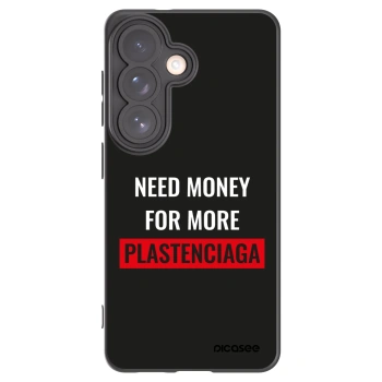 Picasee Μαύρη θήκη σιλικόνης για Samsung Galaxy S26 - More PLASTENCIAGA