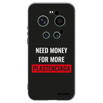 Picasee Μαύρη θήκη σιλικόνης για Xiaomi 17 Ultra - More PLASTENCIAGA