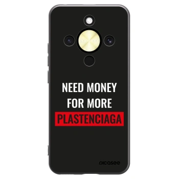 Picasee Μαύρη θήκη σιλικόνης για Honor Magic8 Lite 5G - More PLASTENCIAGA