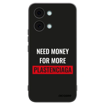 Picasee Μαύρη θήκη σιλικόνης για Xiaomi Poco X8 Pro Max - More PLASTENCIAGA