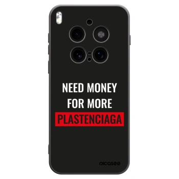 Picasee Μαύρη θήκη σιλικόνης για Vivo X300 Pro - More PLASTENCIAGA