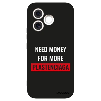 Picasee Μαύρη θήκη σιλικόνης για Honor 600 Lite - More PLASTENCIAGA