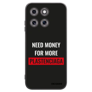 Picasee Μαύρη θήκη σιλικόνης για Motorola Moto G77 - More PLASTENCIAGA