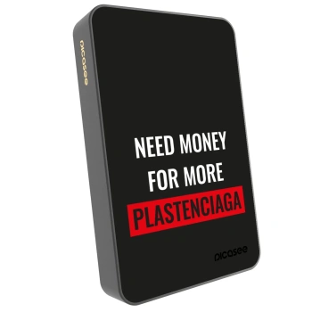 Picasee Powerbank με MagSafe 10 000 mAh Γκρί - More PLASTENCIAGA