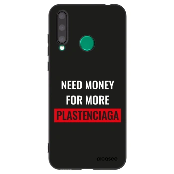 Picasee Μαύρη θήκη σιλικόνης για Honor 20 Lite - More PLASTENCIAGA