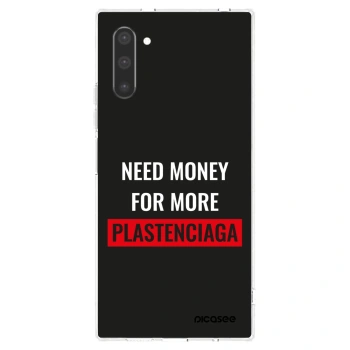 Picasee διαφανής θήκη σιλικόνης Samsung Galaxy Note 10 N970F - More PLASTENCIAGA