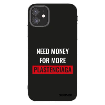 Picasee διαφανής θήκη σιλικόνης Apple iPhone 11 - More PLASTENCIAGA