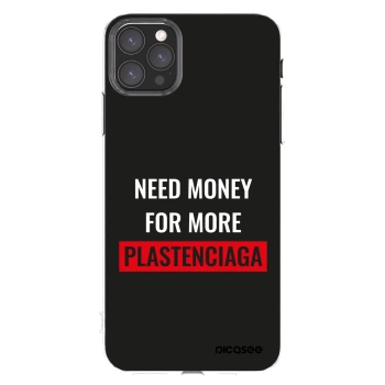 Picasee διαφανής θήκη σιλικόνης Apple iPhone 11 Pro Max - More PLASTENCIAGA