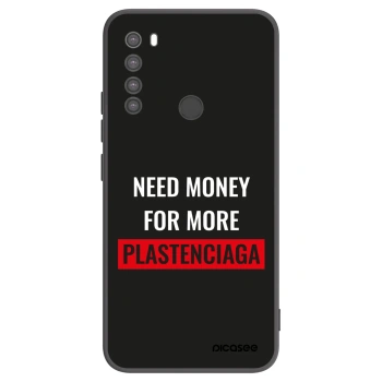 Picasee Μαύρη θήκη σιλικόνης για Xiaomi Redmi Note 8 - More PLASTENCIAGA