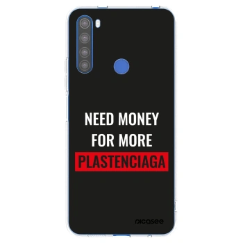 Picasee διαφανής θήκη σιλικόνης Xiaomi Redmi Note 8T - More PLASTENCIAGA