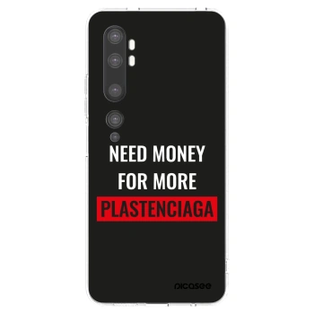Picasee διαφανής θήκη σιλικόνης Xiaomi Mi Note 10 (Pro) - More PLASTENCIAGA