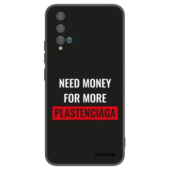 Picasee Μαύρη θήκη σιλικόνης για Huawei Nova 5T - More PLASTENCIAGA