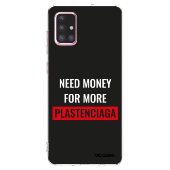 Picasee διαφανής θήκη σιλικόνης Samsung Galaxy A71 A715F - More PLASTENCIAGA