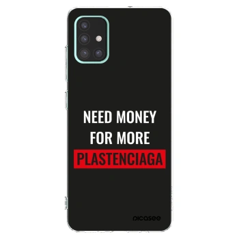 Picasee διαφανής θήκη σιλικόνης Samsung Galaxy A51 A515F - More PLASTENCIAGA