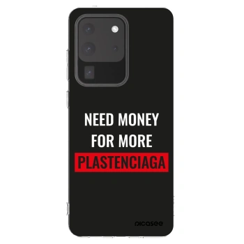 Picasee διαφανής θήκη σιλικόνης Samsung Galaxy S20 Ultra 5G G988F - More PLASTENCIAGA