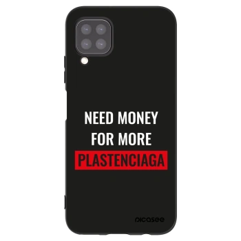 Picasee Μαύρη θήκη σιλικόνης για Huawei P40 Lite - More PLASTENCIAGA