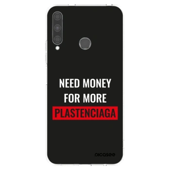 Picasee διαφανής θήκη σιλικόνης Huawei P40 Lite E - More PLASTENCIAGA