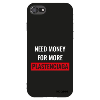 Picasee διαφανής θήκη σιλικόνης Apple iPhone SE 2020 - More PLASTENCIAGA