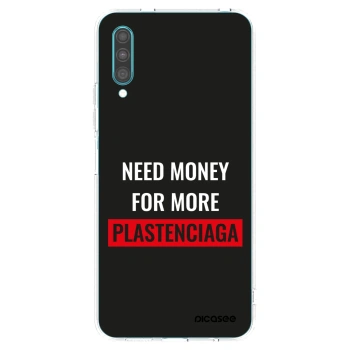 Picasee διαφανής θήκη σιλικόνης Samsung Galaxy A30s A307F - More PLASTENCIAGA