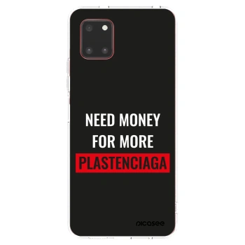 Picasee διαφανής θήκη σιλικόνης Samsung Galaxy Note 10 Lite N770F - More PLASTENCIAGA