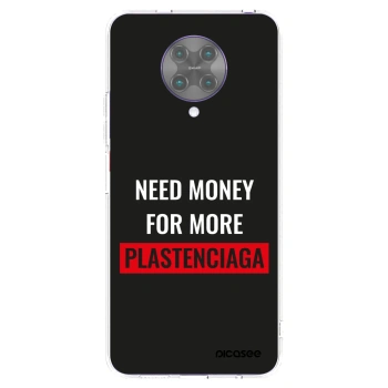 Picasee διαφανής θήκη σιλικόνης Xiaomi Poco F2 Pro - More PLASTENCIAGA