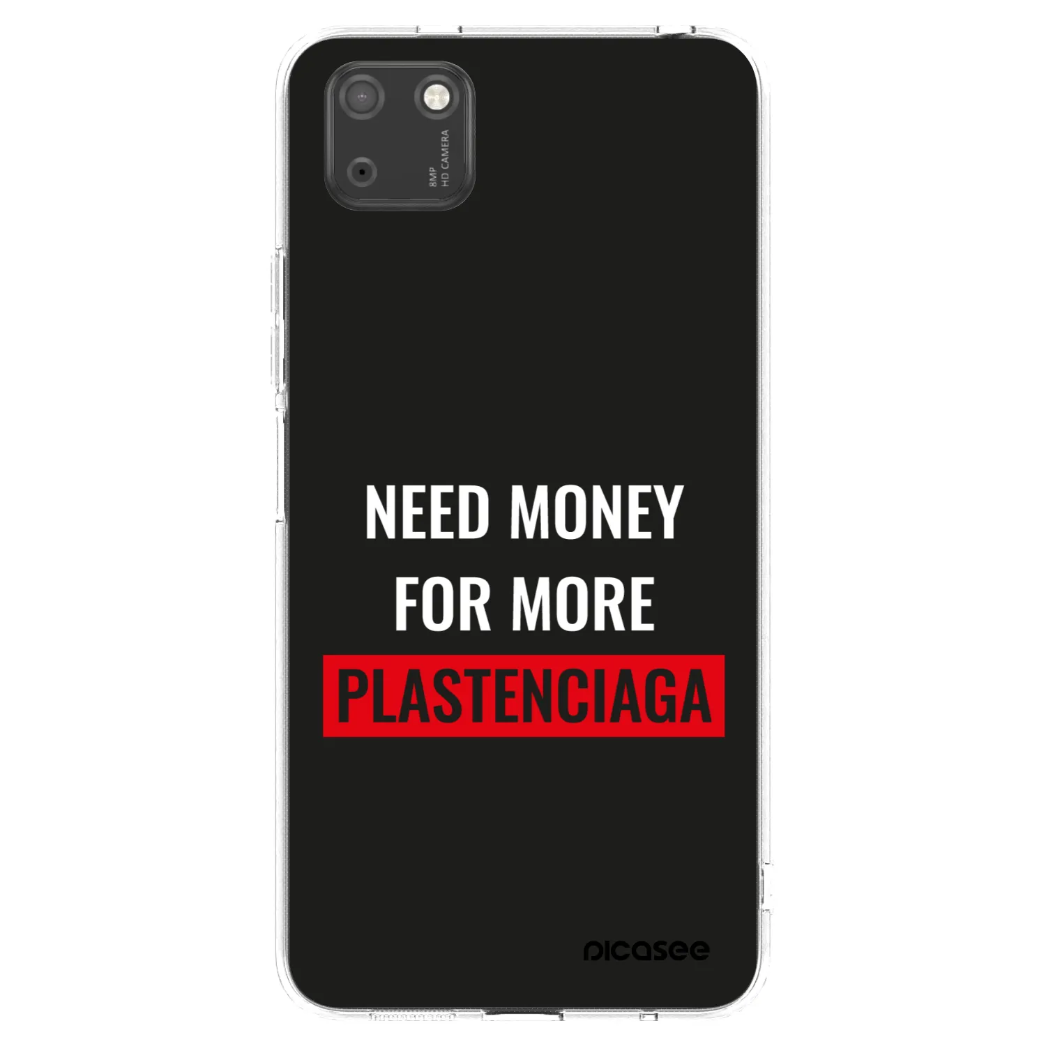 Picasee διαφανής θήκη σιλικόνης Huawei Y5P - More PLASTENCIAGA