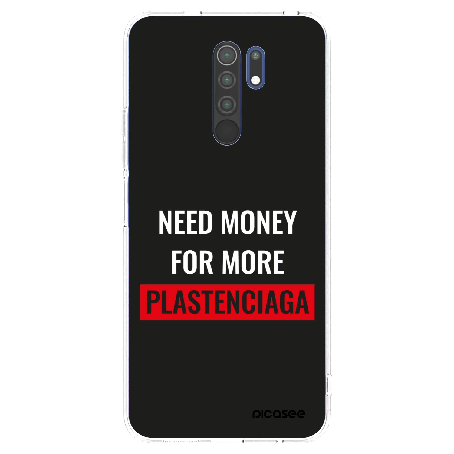 Picasee διαφανής θήκη σιλικόνης Xiaomi Redmi 9 - More PLASTENCIAGA