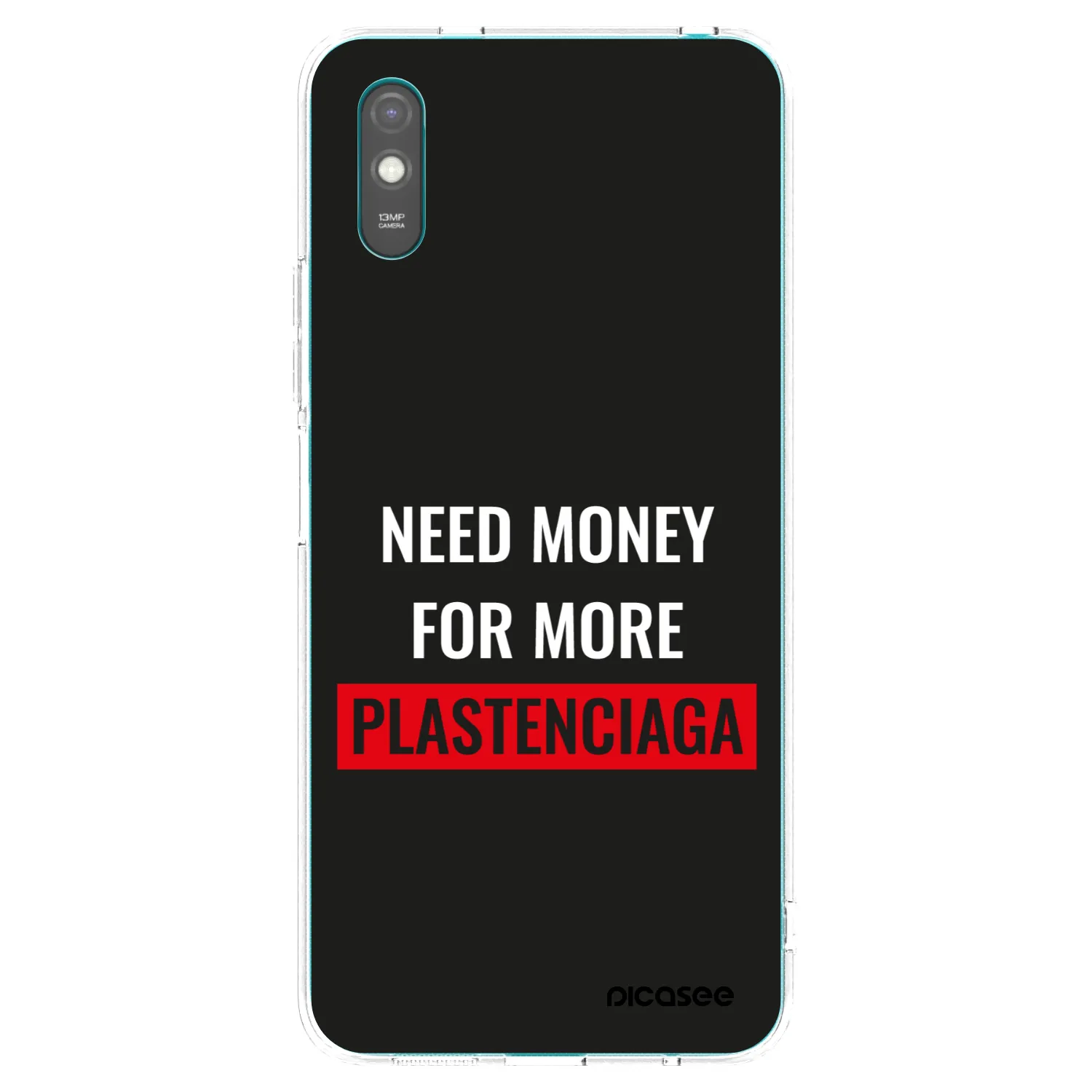 Picasee διαφανής θήκη σιλικόνης Xiaomi Redmi 9A - More PLASTENCIAGA