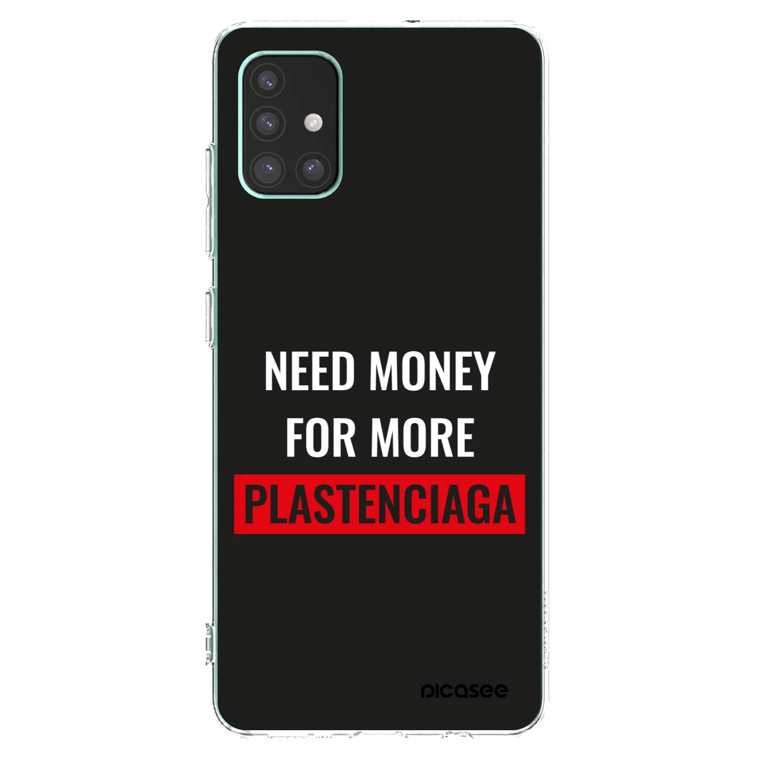 Picasee διαφανής θήκη σιλικόνης Samsung Galaxy M51 M515F - More PLASTENCIAGA