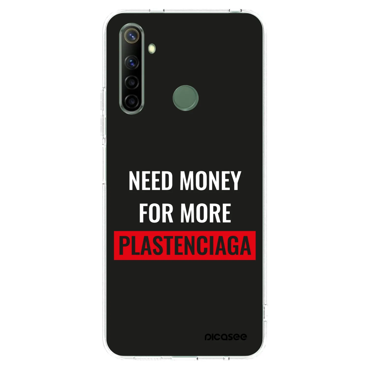 Picasee διαφανής θήκη σιλικόνης Realme 6i - More PLASTENCIAGA