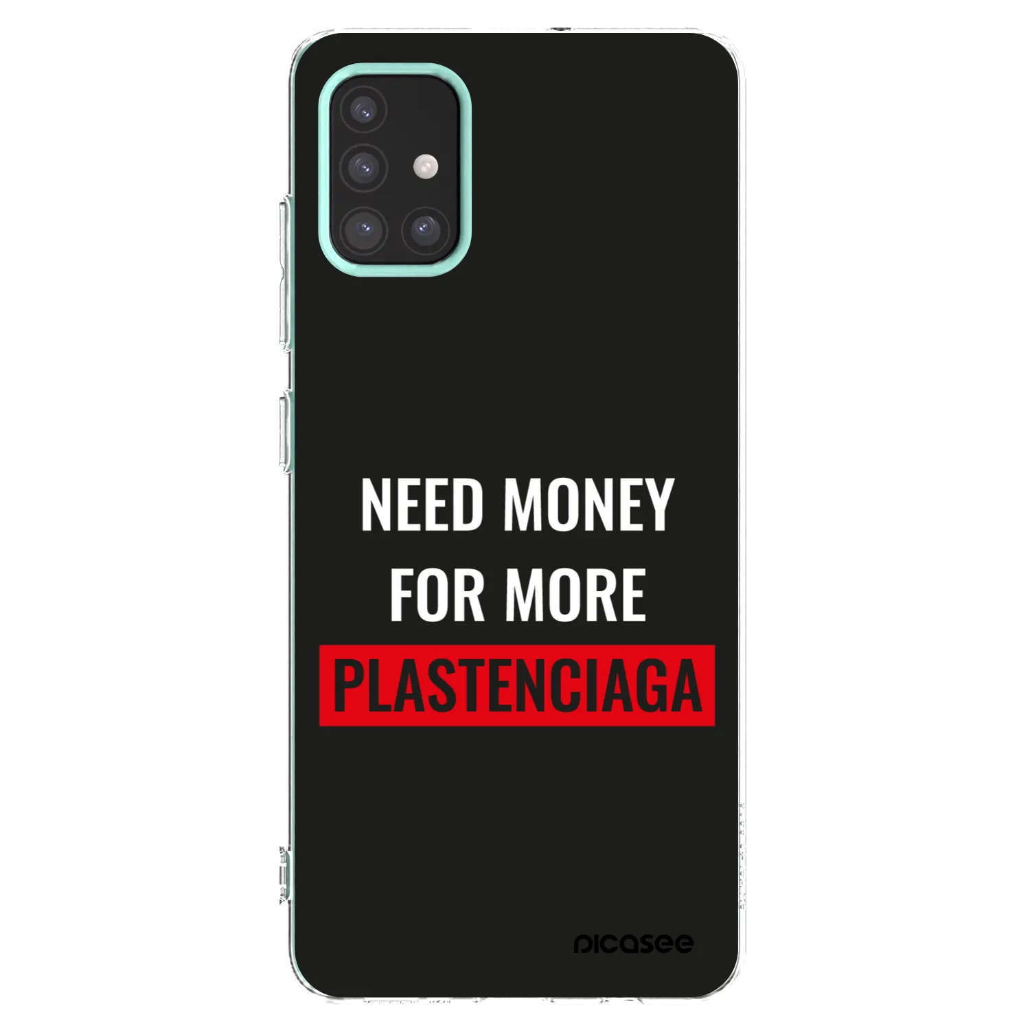 Picasee διαφανής θήκη σιλικόνης Samsung Galaxy M31s - More PLASTENCIAGA