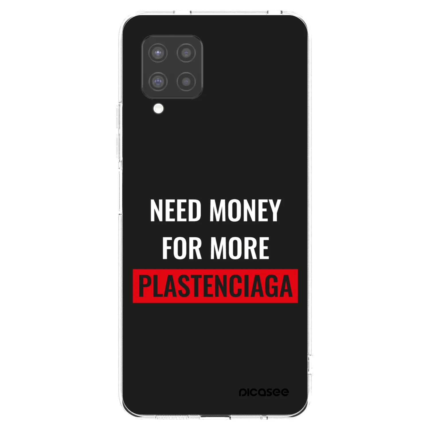 Picasee διαφανής θήκη σιλικόνης Samsung Galaxy A42 A426B - More PLASTENCIAGA