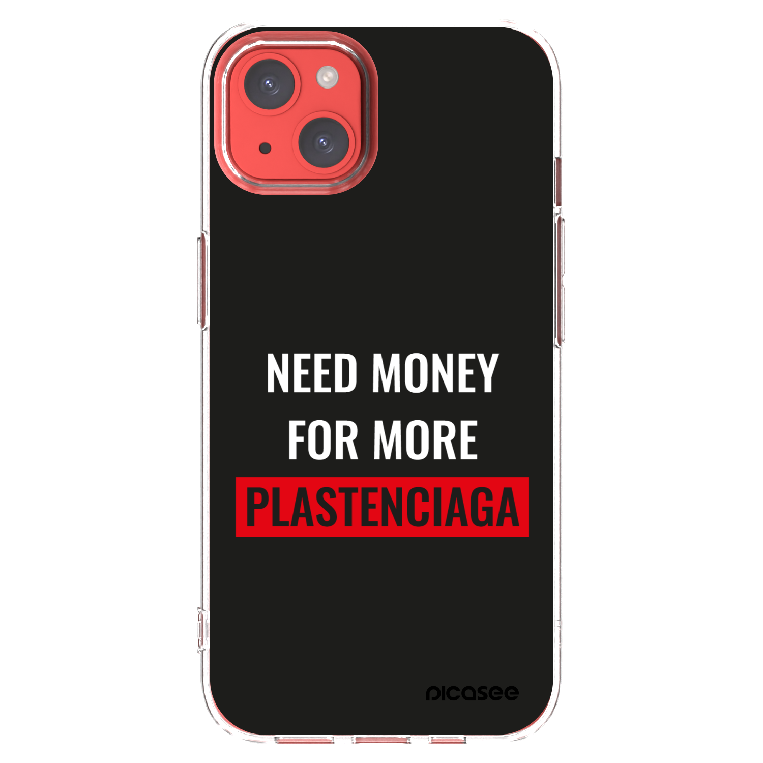Picasee διαφανής θήκη σιλικόνης Apple iPhone 13 - More PLASTENCIAGA