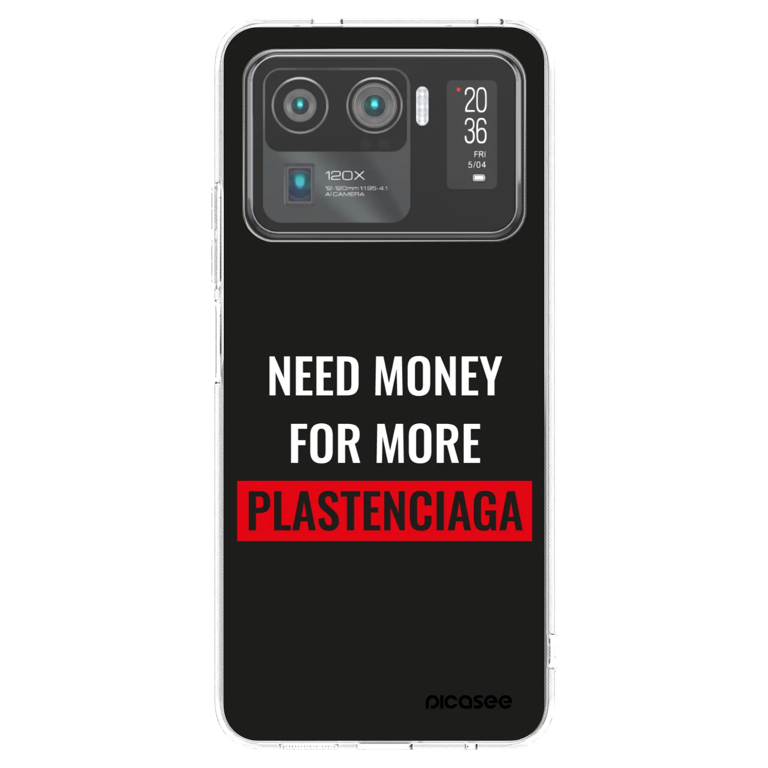 Picasee διαφανής θήκη σιλικόνης Xiaomi Mi 11 Ultra - More PLASTENCIAGA