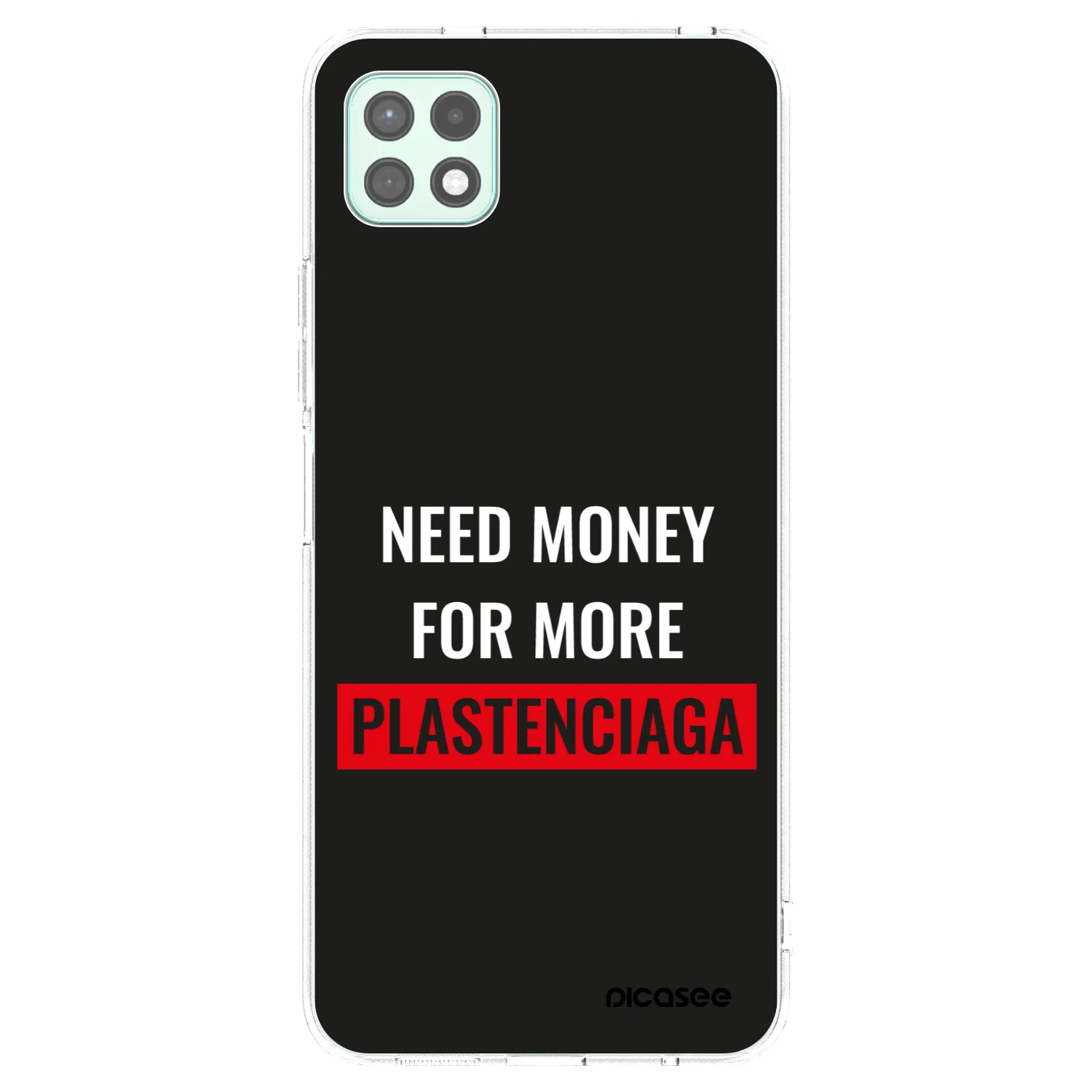 Picasee διαφανής θήκη σιλικόνης Samsung Galaxy A22 A226B 5G - More PLASTENCIAGA