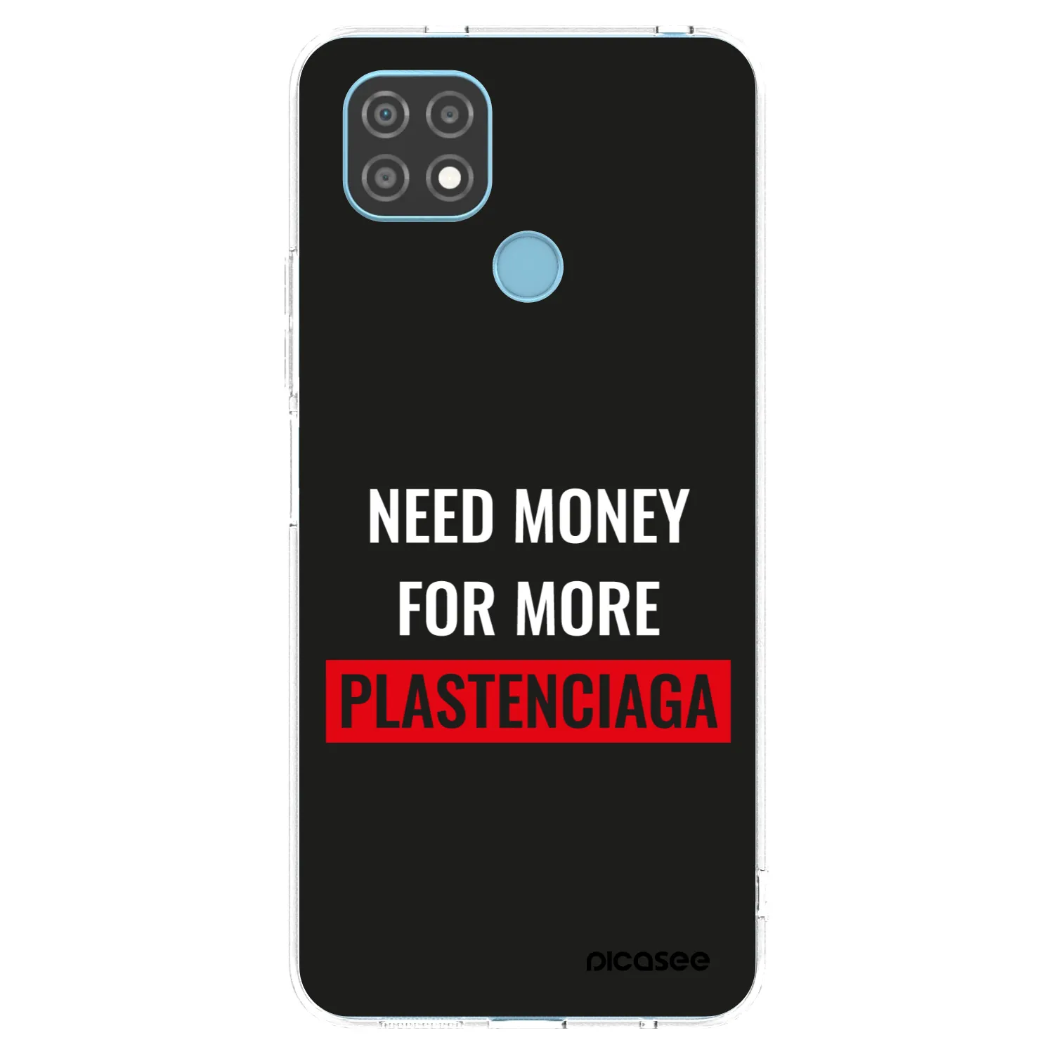 Picasee διαφανής θήκη σιλικόνης Realme C21 - More PLASTENCIAGA