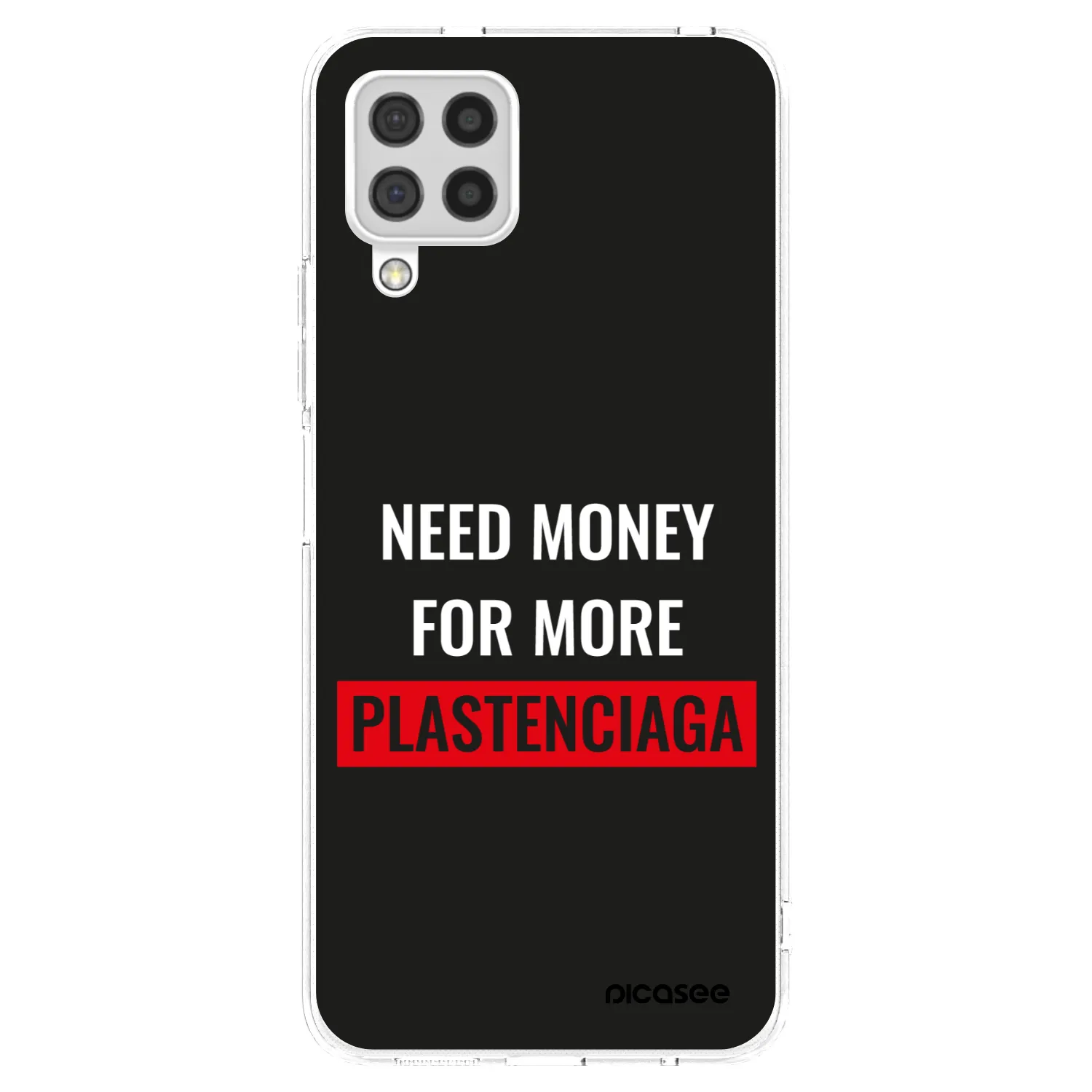 Picasee διαφανής θήκη σιλικόνης Samsung Galaxy A22 A225F 4G - More PLASTENCIAGA