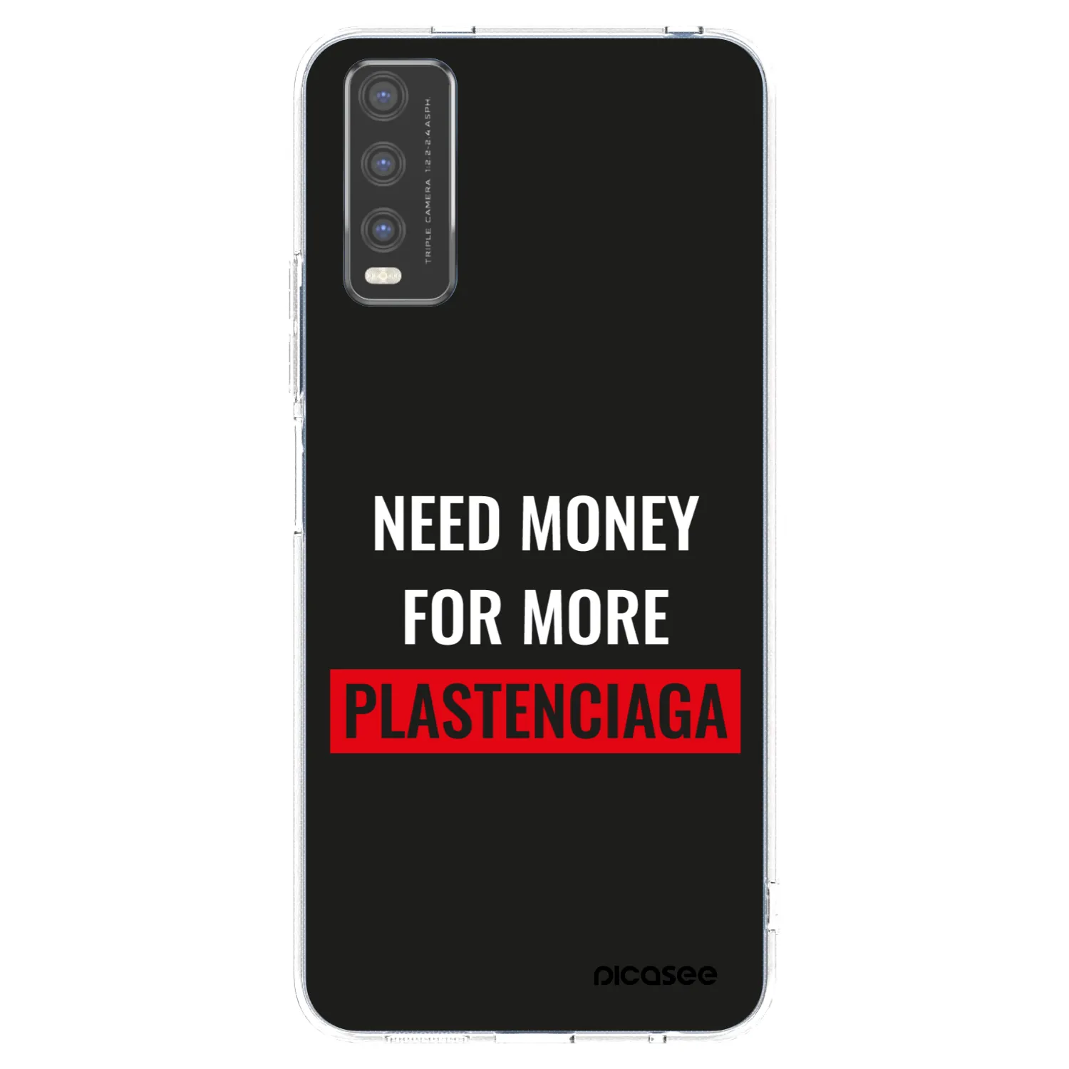 Picasee διαφανής θήκη σιλικόνης Vivo Y20s - More PLASTENCIAGA