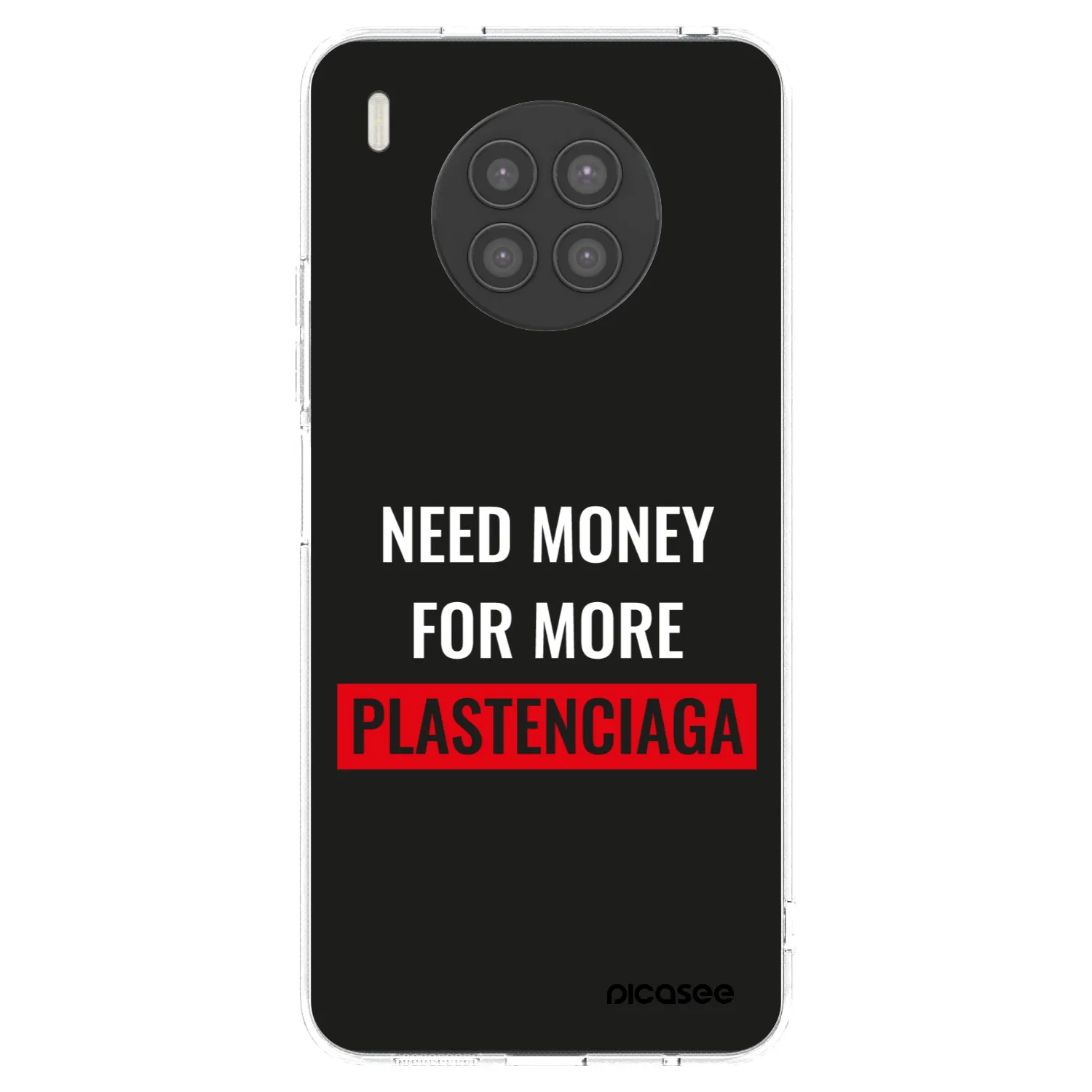 Picasee διαφανής θήκη σιλικόνης Huawei Nova 8i - More PLASTENCIAGA