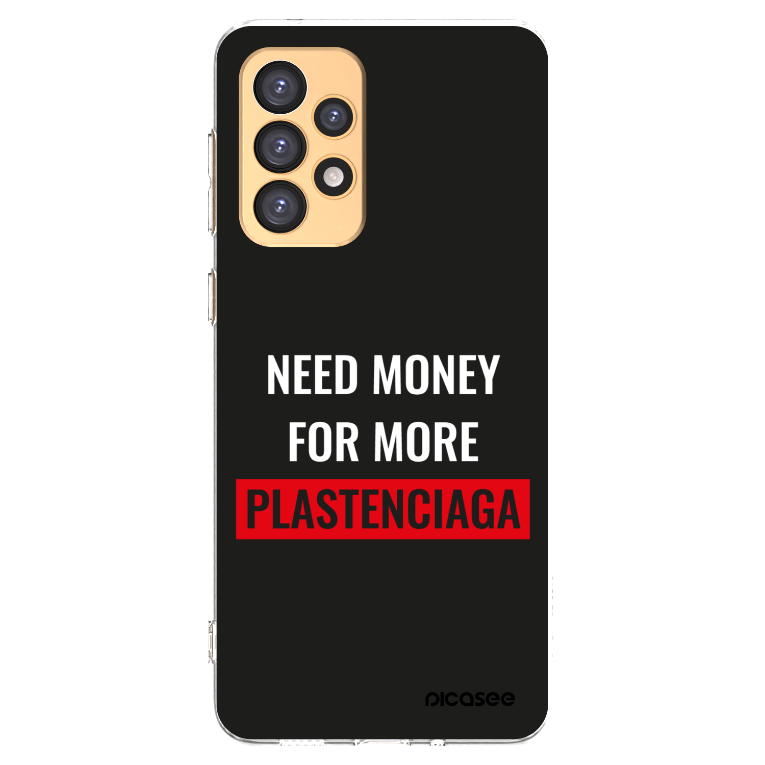 Picasee διαφανής θήκη σιλικόνης Samsung Galaxy A33 5G A336 - More PLASTENCIAGA