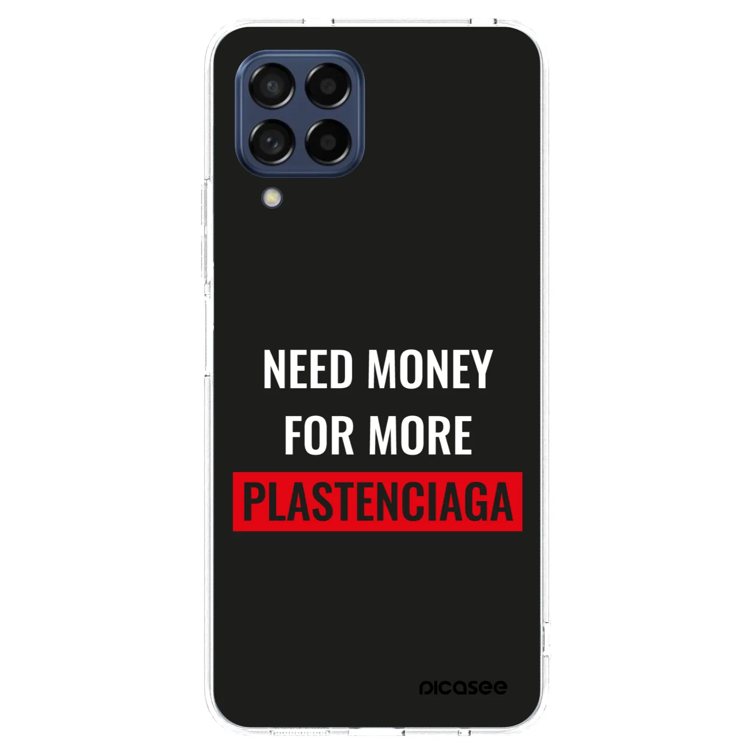 Picasee διαφανής θήκη σιλικόνης Samsung Galaxy M53 5G - More PLASTENCIAGA