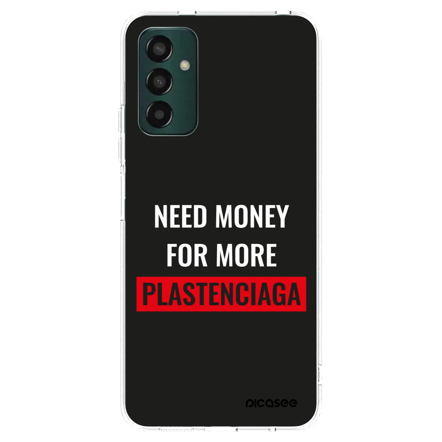 Picasee διαφανής θήκη σιλικόνης Samsung Galaxy M13 M135F - More PLASTENCIAGA