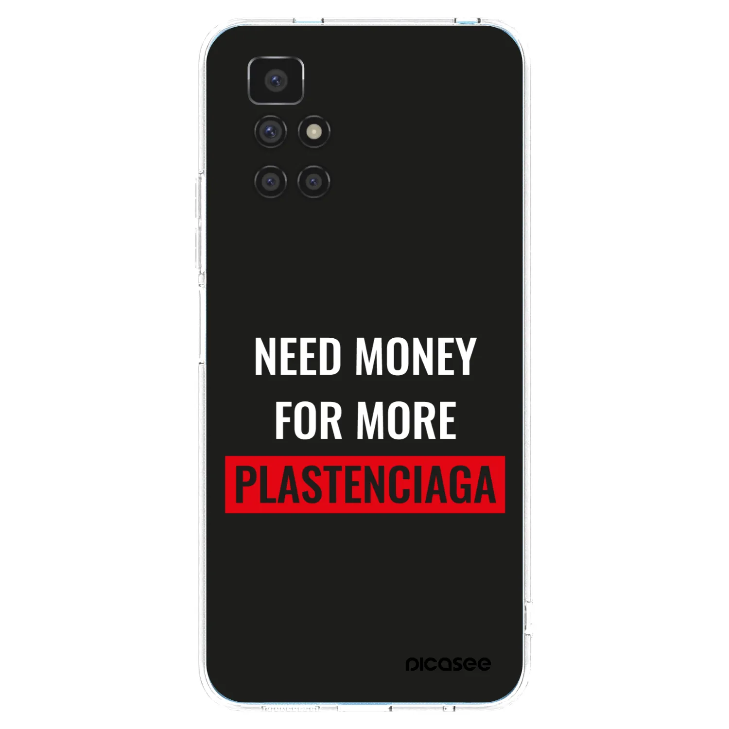 Picasee διαφανής θήκη σιλικόνης Xiaomi Redmi 10 (2022) - More PLASTENCIAGA