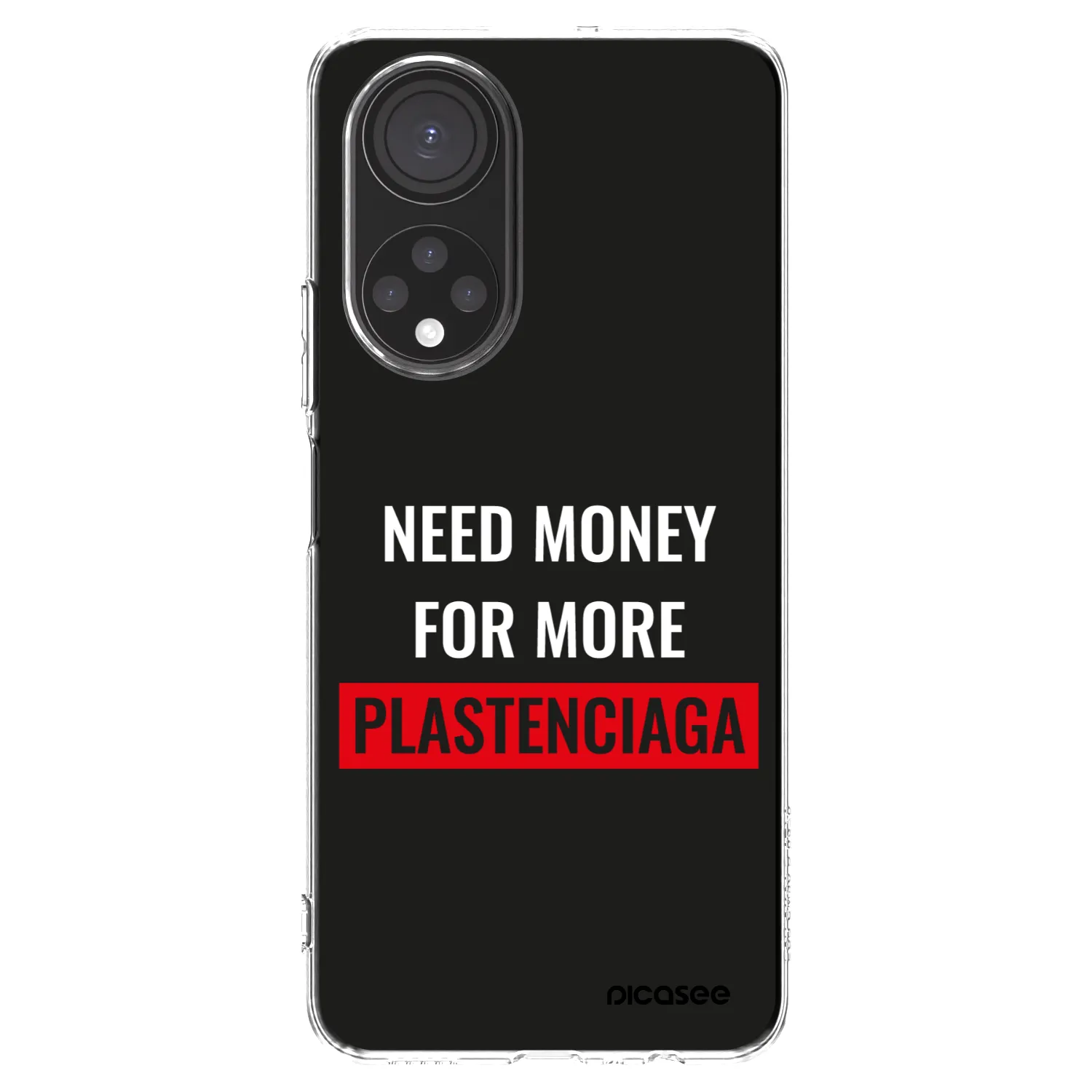 Picasee διαφανής θήκη σιλικόνης Honor X7 - More PLASTENCIAGA