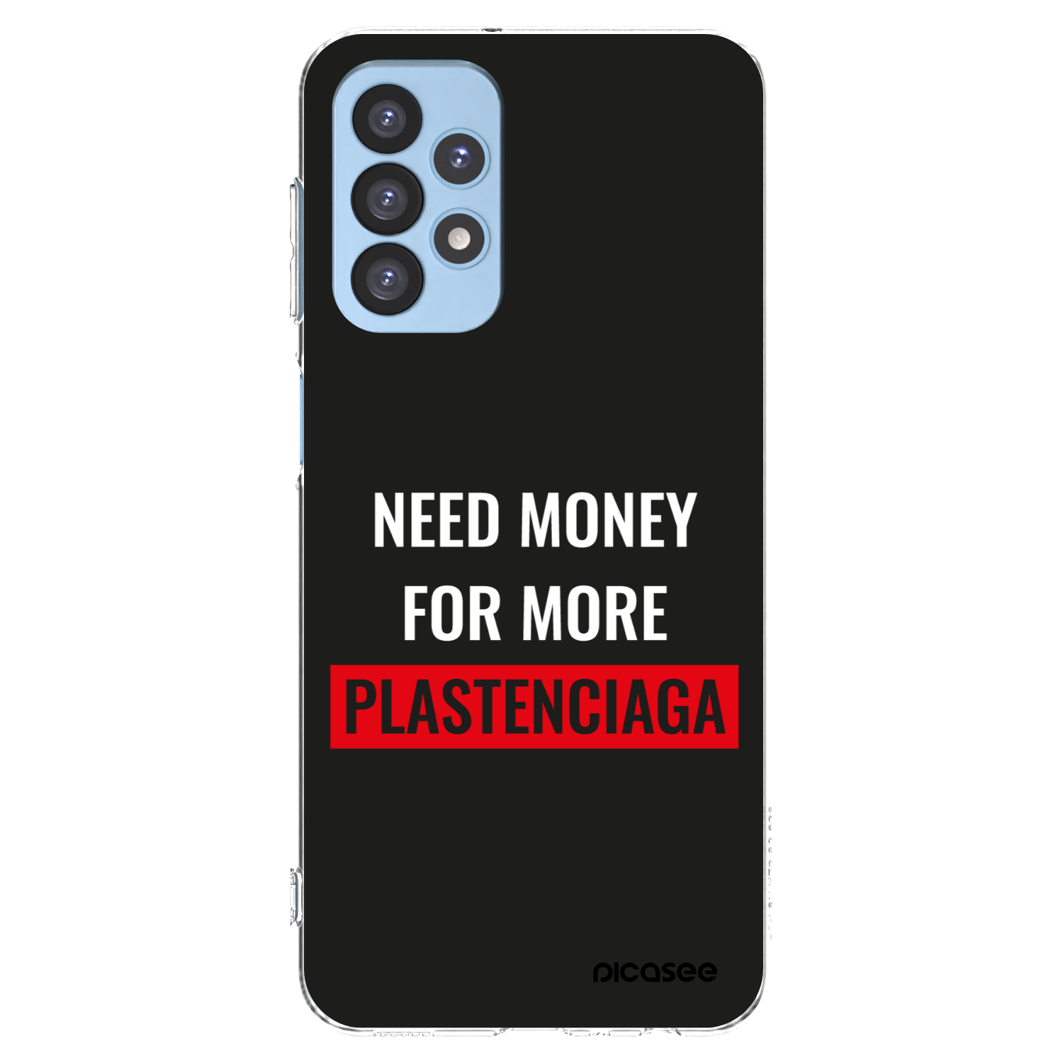 Picasee διαφανής θήκη σιλικόνης Samsung Galaxy A23 A235F 4G - More PLASTENCIAGA